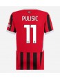 AC Milan Christian Pulisic #11 Kotipaita Naisten 2024-25 Lyhythihainen